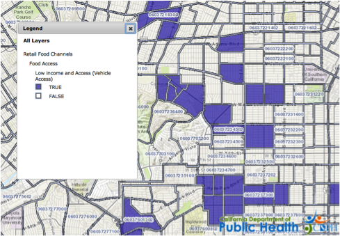 Low Income & Access to Food, South LA