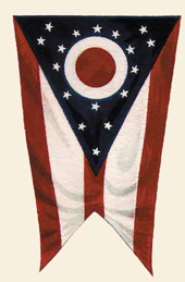 Ohio state flag (courtesy of the state of Ohio)
