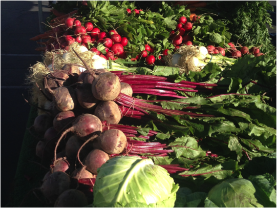 Organic Vegetables at the St. Agnes Farmers Market