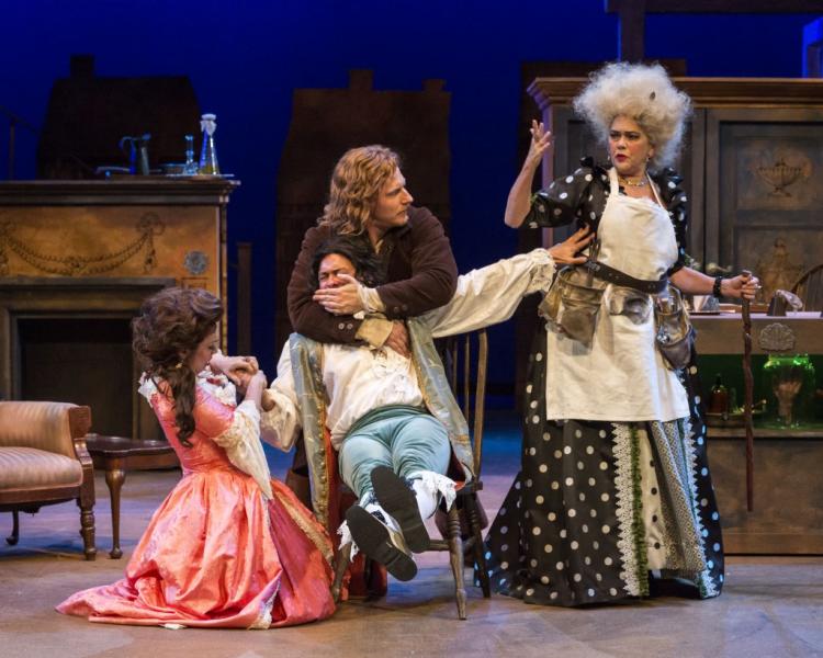 "The Beaux' Stratagem" is a playful romp of a Restoration comedy. Photo by Craig Schwartz.