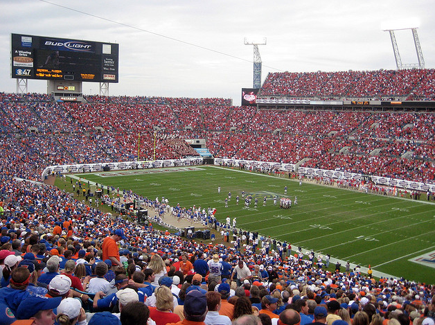 The undefeated Gators will be tested in Jacksonville. (bjsmith/Creative Commons)