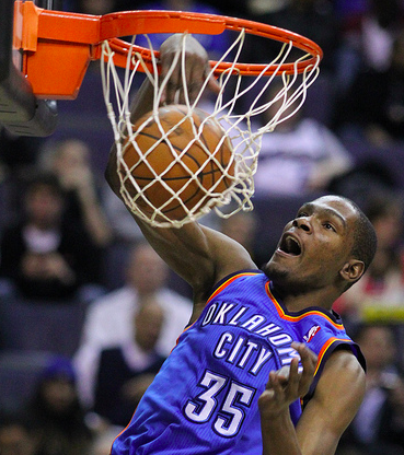 Durant is the NBA's leading scorer and top MVP candidate. (Keith Allison/Creative Commons)