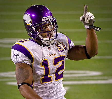 Percy Harvin leads the NFL in catches. (Mike Morbeck/Creative Commons)
