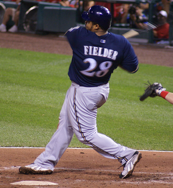 Brewers 1B Prince Fielder is a run-producing machine. (shgmom56/Wikimedia Commons) Brewers 1B Prince Fielder is a run-producing machine. (shgmom56/Wikimedia Commons)