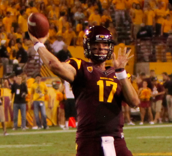 Arizona State QB Brock Osweiler (James Santelli/Neon Tommy)