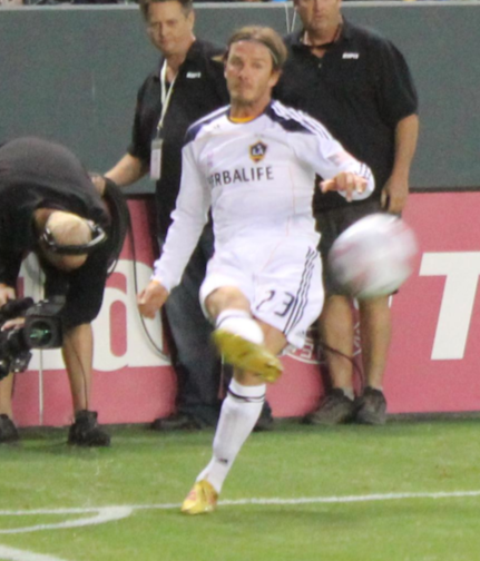 Galaxy forward David Beckham (Ryan Kantor/Neon Tommy)