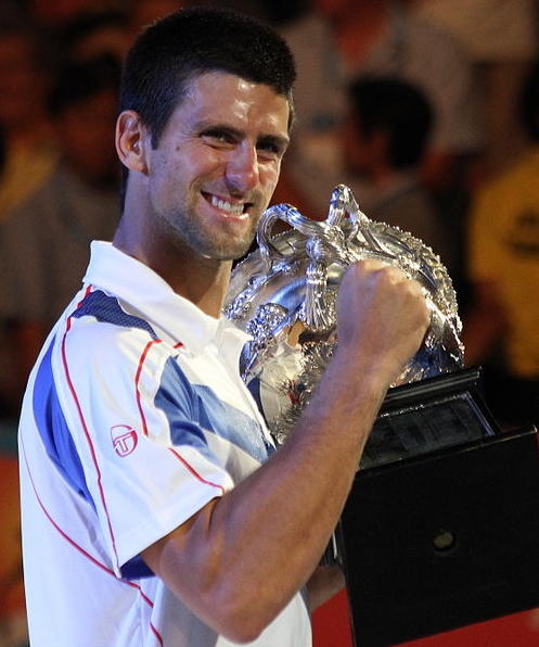 Djokovic won three of the four Major titles in 2011. (globalite/Wikimedia Commons)