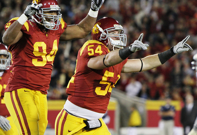 USC LB Chris Galippo (Shotgun Spratling)