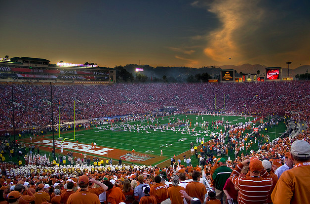 The Rose Bowl will likely be in the rotation of semifinal hosts. (Jason St Peter/Creative Commons)