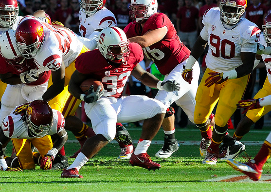 Stanford's Stepfan Taylor had 213 total yards. (Jerry Ting/NT)