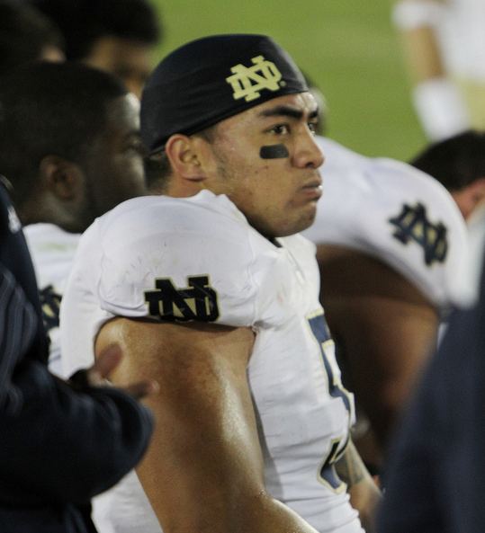 Manti Te'o and the Notre Dame defense look to continue their strong performance. (Shotgun Spratling/NT)