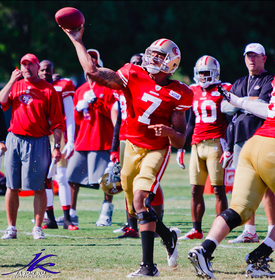 Kaepernick is a dual threat for the Niners. (Jason Ku/Creative Commons)