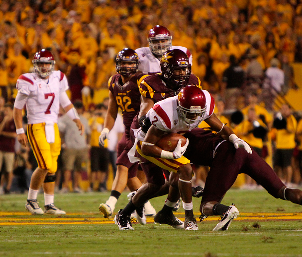 The Sun Devils took down USC last September in Tempe. (James Santelli/NT)