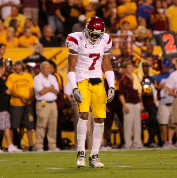 T.J. McDonald committed two personal foul penalties in key situations. (James Santelli/NT)