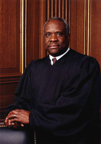 Justice Clarence Thomas' dubious ethics mar his record as Supreme Court Justice. (United States government, Wikimedia Commons)