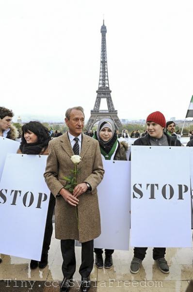 The international community continues to protest the violence in Syria. (Syria Freedom, Creative Commons)