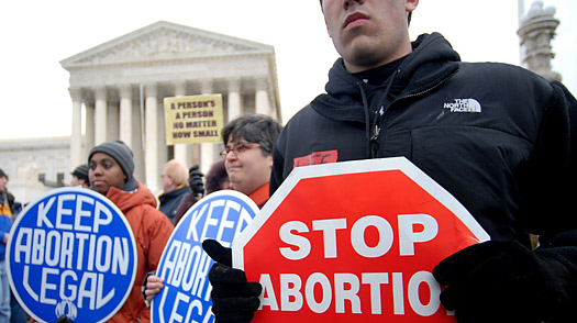 The abortion debate is among the most heated. (hmoloshok, Creative Commons)