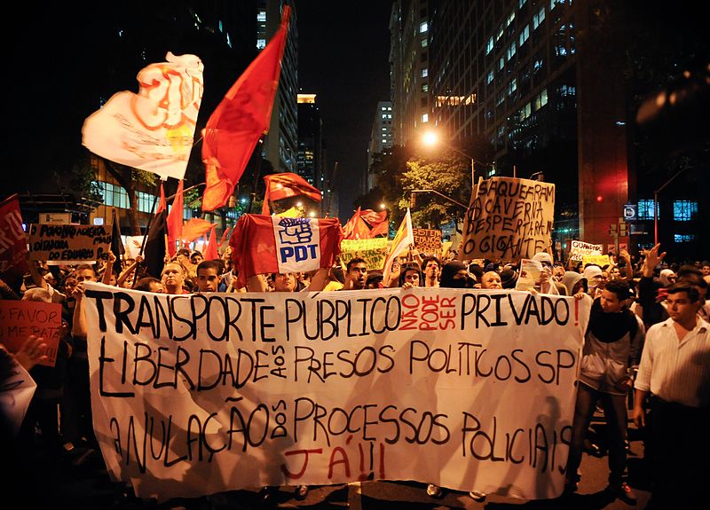 The protests in Brazil have been going on for over a month now. (Tânia Rêgo/ABr, Creative Commons) The protests in Brazil have been going on for over a month now. (Tânia Rêgo/ABr, Creative Commons)