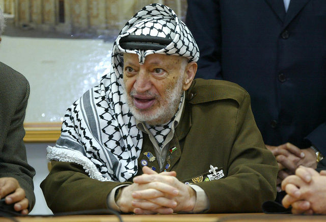 The former Palestinian leader died in 2004 of an unknown cause, which is now being investigated. (Pedro Ugarte/AFP/Getty Images)