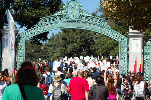 Protest of tuition increases. (Creative Commons)