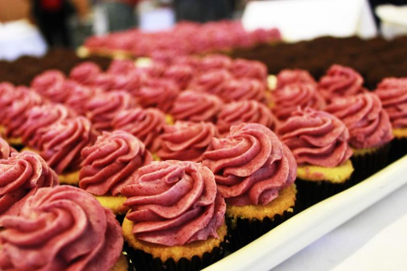 Cupcakes at the event. (Photo by Shako Liu)