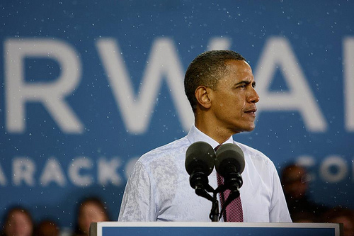 Obama at a campaign event in Milwaukee this past weekend. (Barack Obama/Flickr) Obama at a campaign event in Milwaukee this past weekend. (Barack Obama/Flickr)