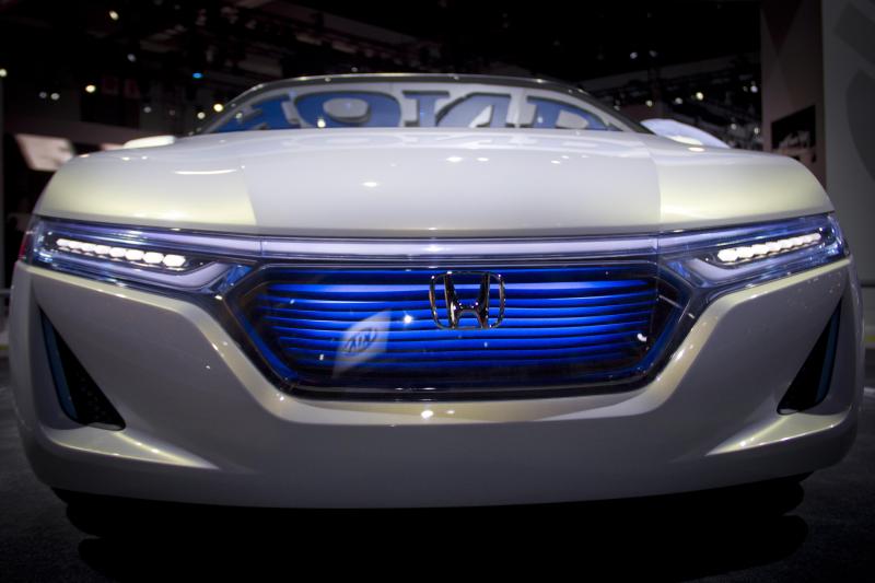 A concept car by Honda at the L.A. Auto Show 2012 on November 28, 2012. (Rosa Trieu/Neon Tommy)