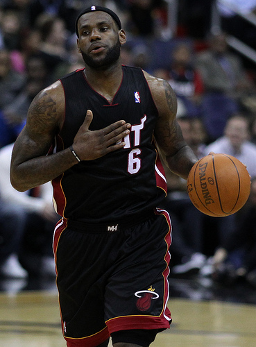 LeBron James' magical number is eight (Keith Allison/Creative Commons)