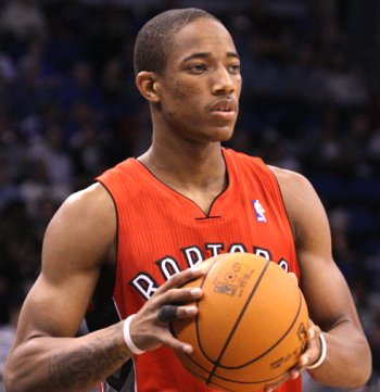 Former Trojan DeMar DeRozan is now the leading option and star for the Raptors. (Creative Commons)