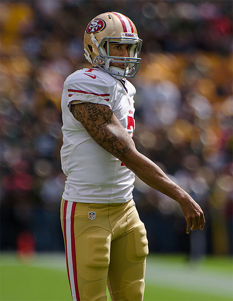 In the end, Colin Kaepernick's running ability made all the difference. (Mike Morbeck/Wikimedia Commons)