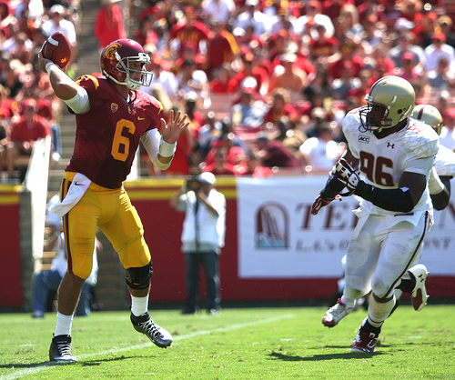 Cody Kessler was nearly perfect on Saturday. (Kevin Tsukii/Neon Tommy)