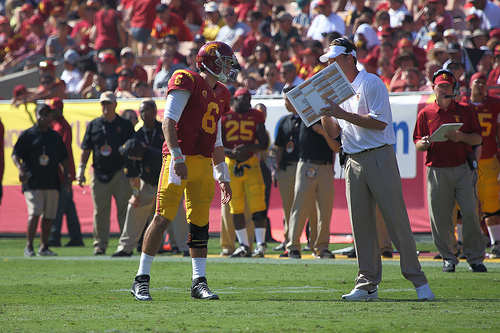 Saturday was par for the course in Cody Kessler's up-and-down season. (Matt Woo/Neon Tommy) Saturday was par for the course in Cody Kessler's up-and-down season. (Matt Woo/Neon Tommy)