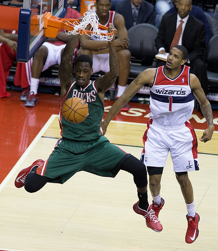 The Bucks' hopes of stunning the Heat lie with this guy (Keith Allison/Creative Commons).