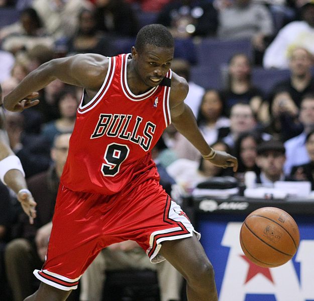 Luol Deng has taken over the Bulls in Derrick Rose's absence (Keith Allison/Creative Commons).