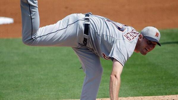 Max Scherzer won the Cy Young in 2013...and might be the second-best pitcher on the Tigers' staff. (Twitter/@tigers)