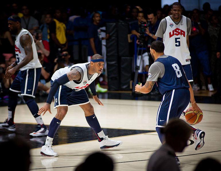 Carmelo Anthony and Deron Williams will be battling to be the best team in New York (Tim Shelby/Creative Commons).