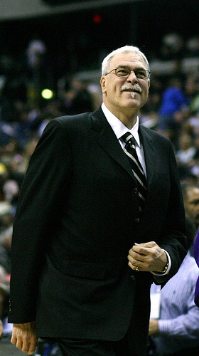 Former Lakers coach Phil Jackson is partly to blame for Bynum's struggles in Purple and Gold. (Keith Allison/Flickr)