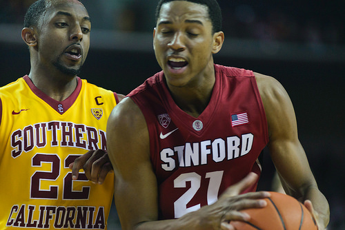 Byron Wesley had a solid game, but defensive lapses ailed the Trojans. (Charles Magovern/Neon Tommy)