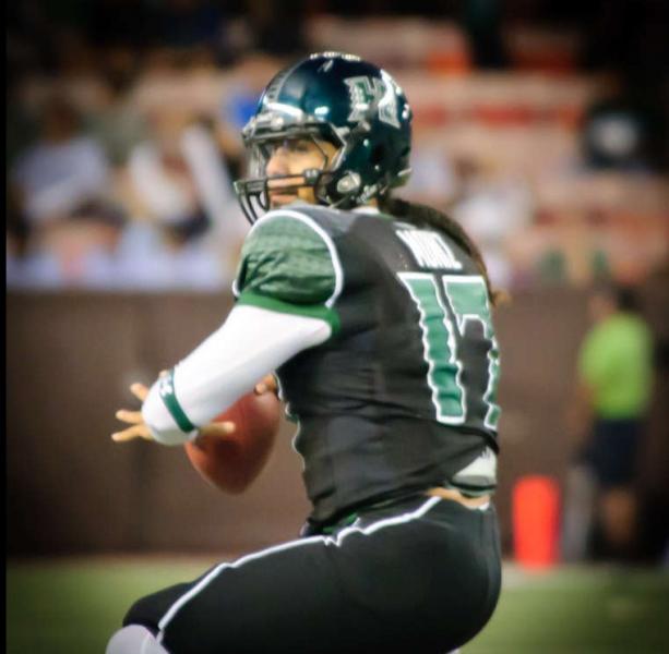 Hawaii will miss graduated quarterback Bryant Moniz sorely (Kyle Nishioka/Creative Commons)