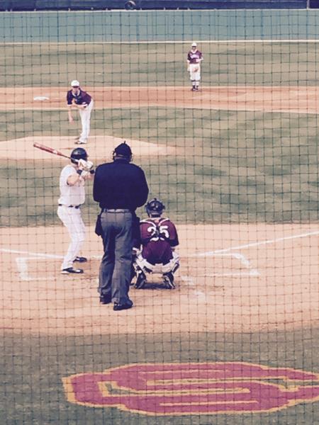 The Trojans got nine hits, but see room for offensive improvement (Jacob Freedman/Neon Tommy).