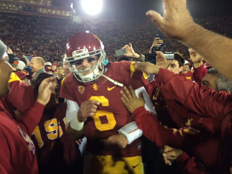 Saturday night reenergized the Trojan fan base. (Jacob Freedman/Neon Tommy)