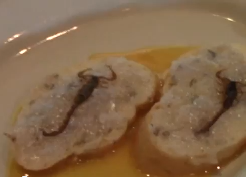 Bugs are on the menu at a restaurant in Santa Monica.