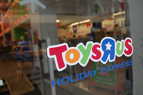Toys R Us Express Store (photo courtesy of Creative Commons). Toys R Us Express Store (photo courtesy of Creative Commons).