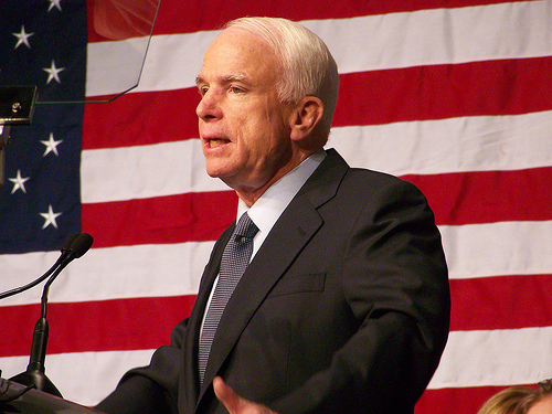 Sen. McCain (photo courtesy of Creative Commons). Sen. McCain (photo courtesy of Creative Commons).