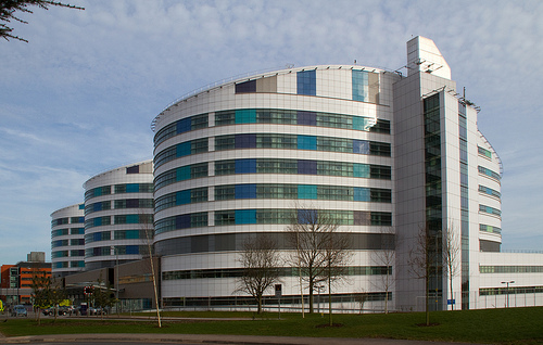 Queen Elizabeth Hospital in Birmingham, England (Creative Commons).