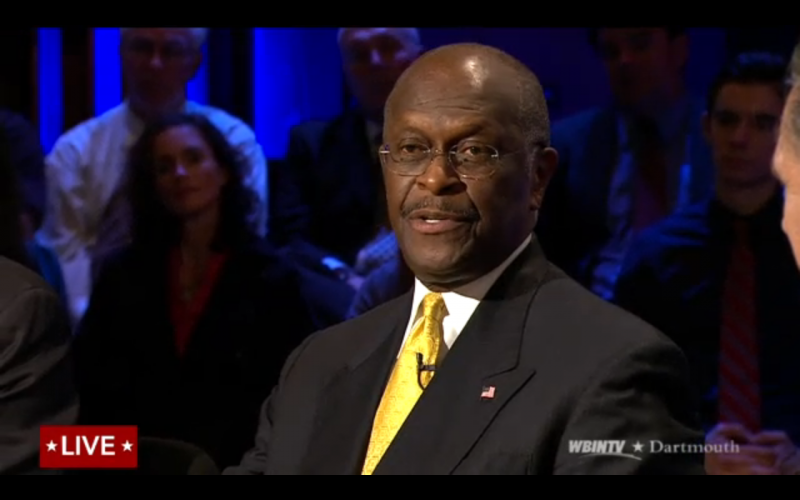 Herman Cain. Herman Cain.