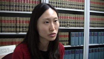 Betty Song, an attorney at LA's Asian Pacific American Legal Center, says the cap on U-visas is problematic. (Catherine Green)