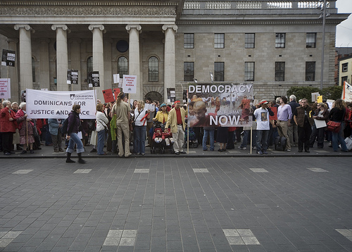 A 2007 protest on Burma's behalf in Dublin. Now citizens of Myanmar will be able to demonstrate on their own. (Flickr) A 2007 protest on Burma's behalf in Dublin. Now citizens of Myanmar will be able to demonstrate on their own. (Flickr)