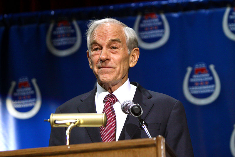 Ron Paul at the Western Republican Leadership Conference in Las Vegas last October. (Gage Skidmore/Wikimedia Commons)