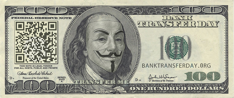 A poster for Bank Transfer Day. (Fayerman/Wikimedia Commons) A poster for Bank Transfer Day. (Fayerman/Wikimedia Commons)